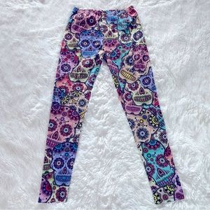 Dia De Los Muertos Skill Leggings